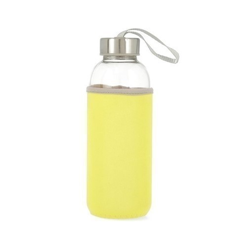 BOTELLA QUIDATE 0.4L C/FUNDA AMARILLA